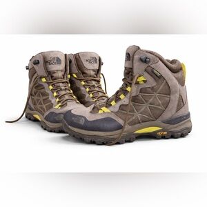 The North Face Brown and Yellow Outdoor/hiking Boots